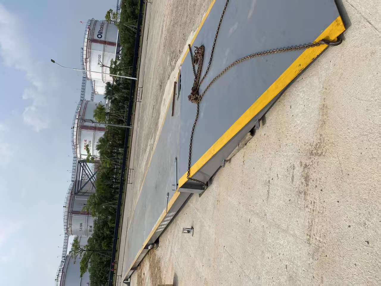 钢式引坡地磅